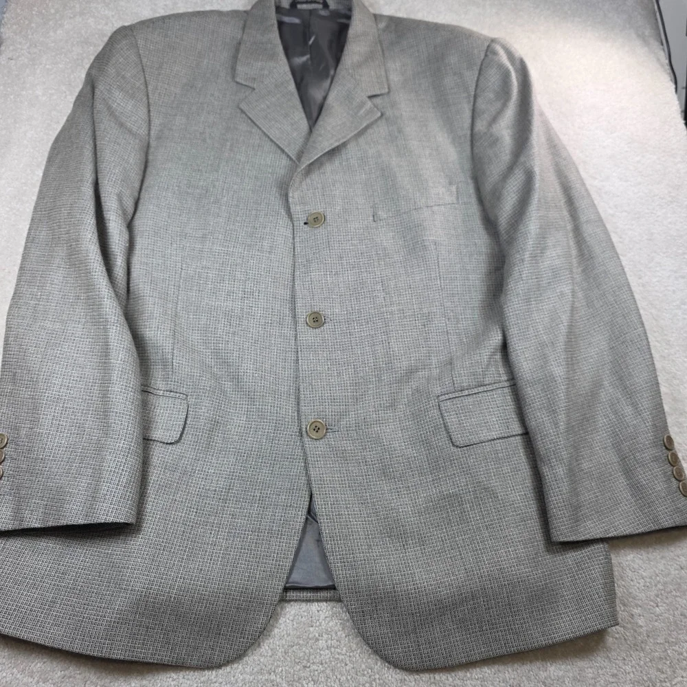 Gianni Manzoni 44S Blazer Wool Silk Lanificio Di Pray Biella Made Italy Coat